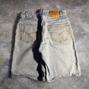 Levis 560 Loose Fit Denim Jorts Mens 33‎ Light Wash Baggy Y2K Shorts